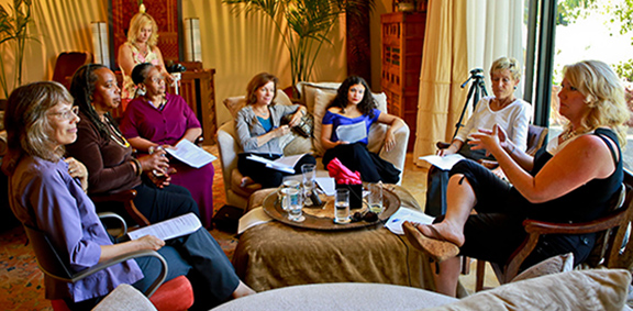 living room conversation